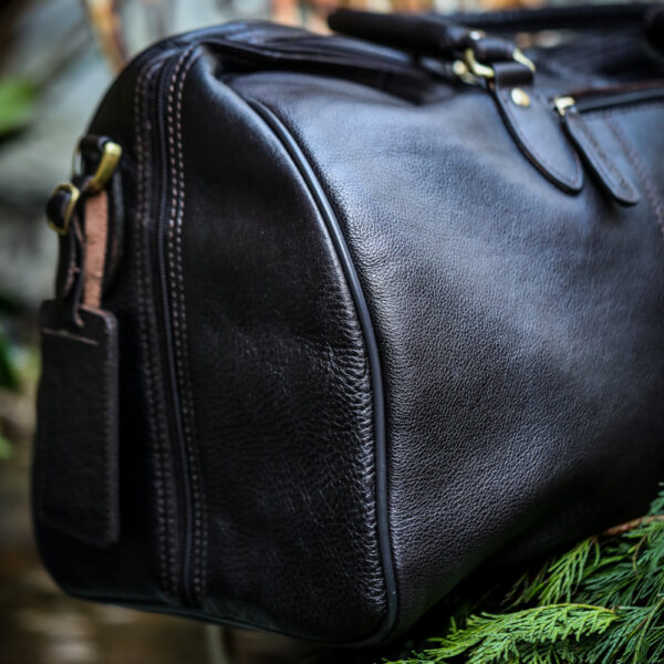 Ashwood Leather - Dark Brown Harry Holdall - Image 3