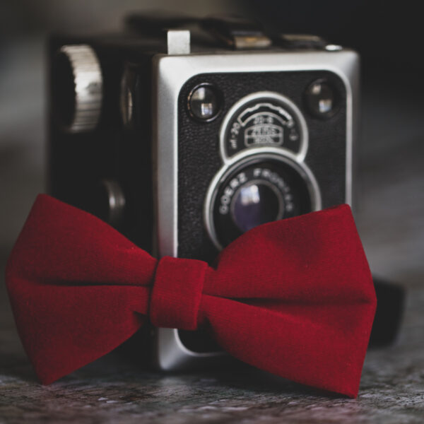 Marc Darcy - Red Velvet Bow Tie