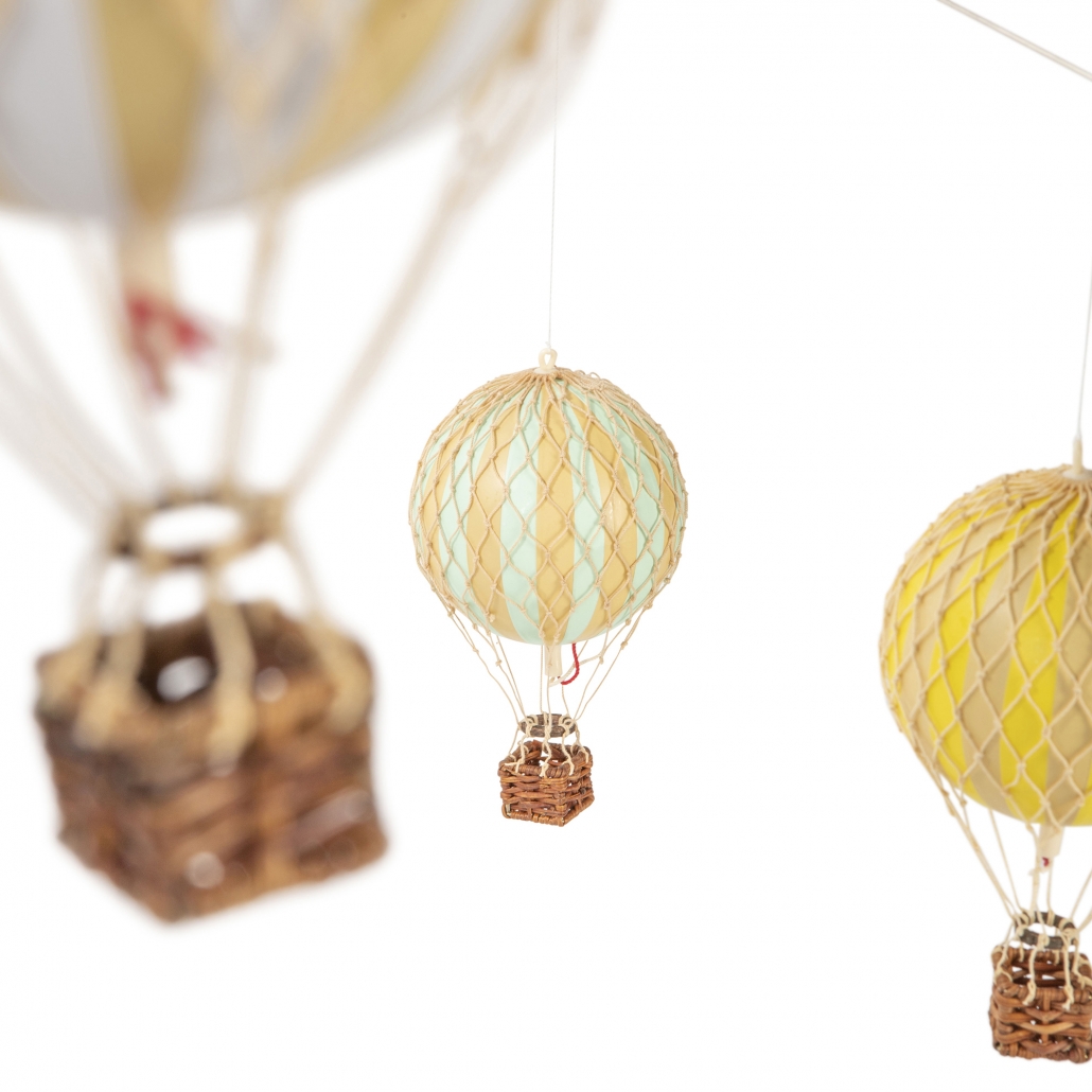 Hot Air Balloon Mobile - Pastel - Furbellow & Co