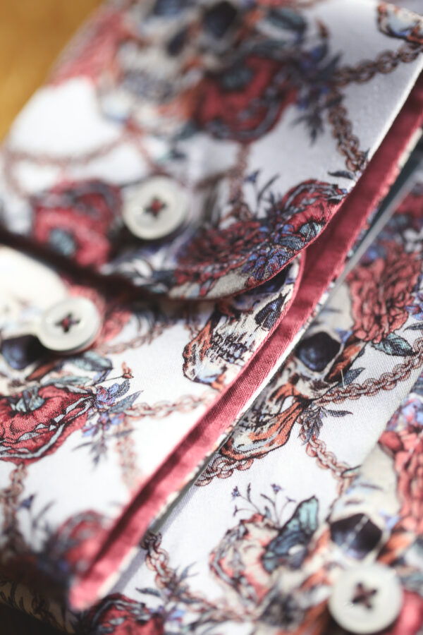 Guide London Shirt - Rose Pink Skulls - Image 2