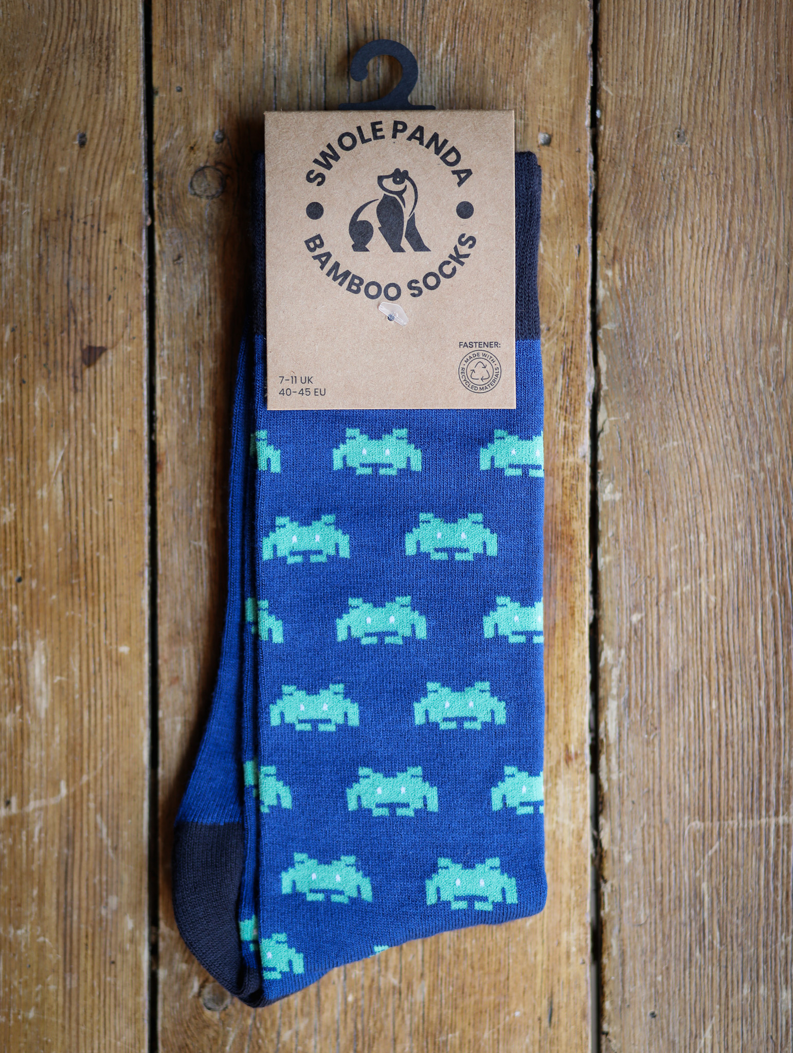 Swole Panda Bamboo Socks - Alien - Furbellow & Co