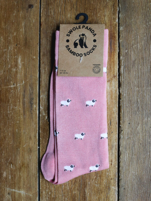 Swole Panda Bamboo Socks - Sheep
