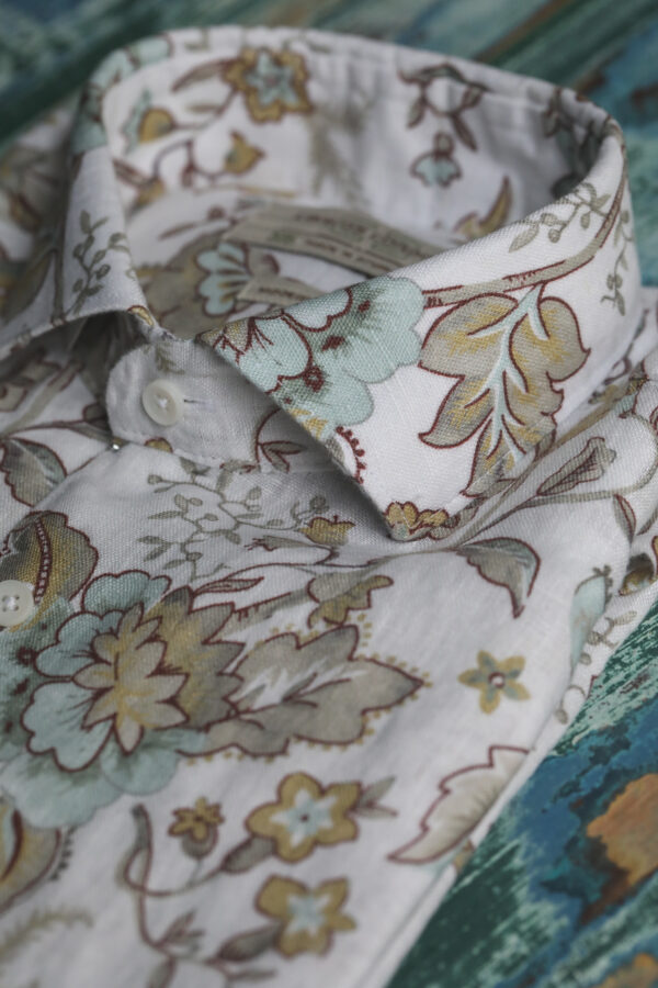 Carlos Cordoba - Floral Linen Shirt - Image 2