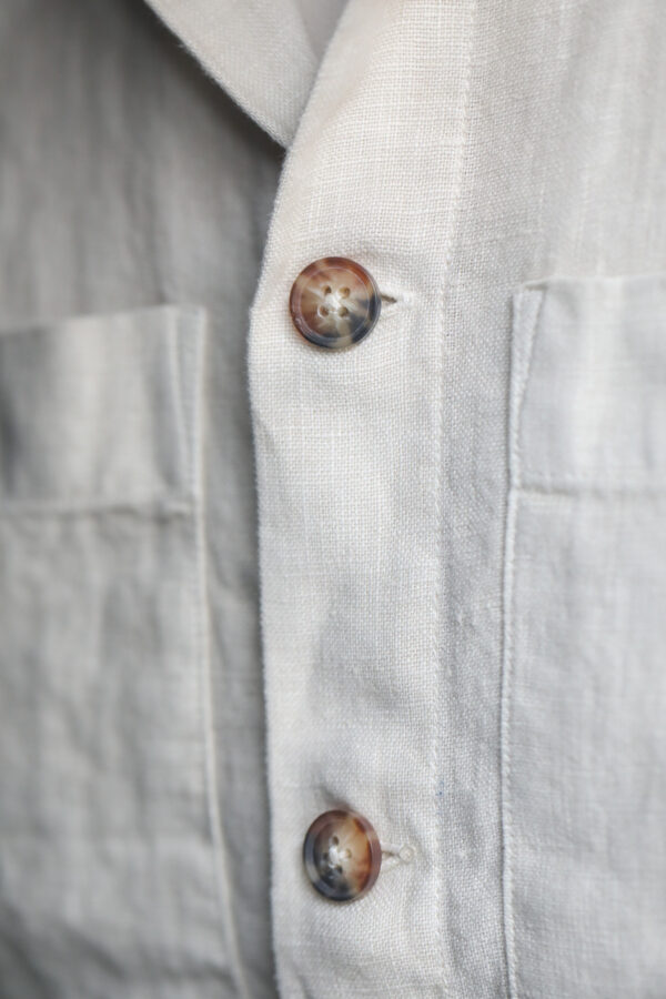 Carlos Cordoba - Casual Linen Shirt - Beige - Image 4