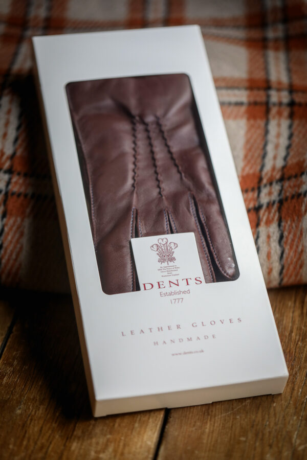 Dents - Heritage Cashmere-Lined Leather Gloves - English Tan - Image 2