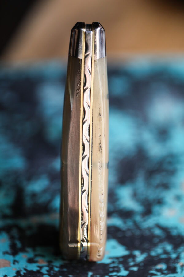 Taylor's Eye Witness - Handmade Lambfoot Pocket Knife - Ramshorn - Image 6