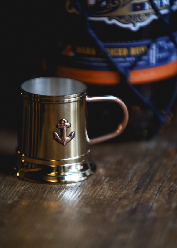 Royal Navy Tot Tankard - Solid Brass and Copper