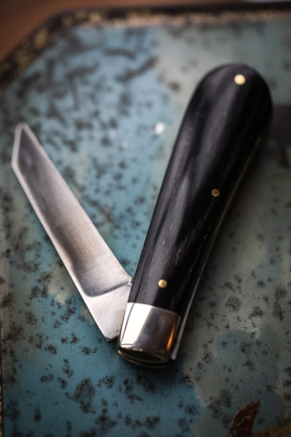 Joseph Rodgers - Black Delrin Lambsfoot Pocket Knife - Image 2