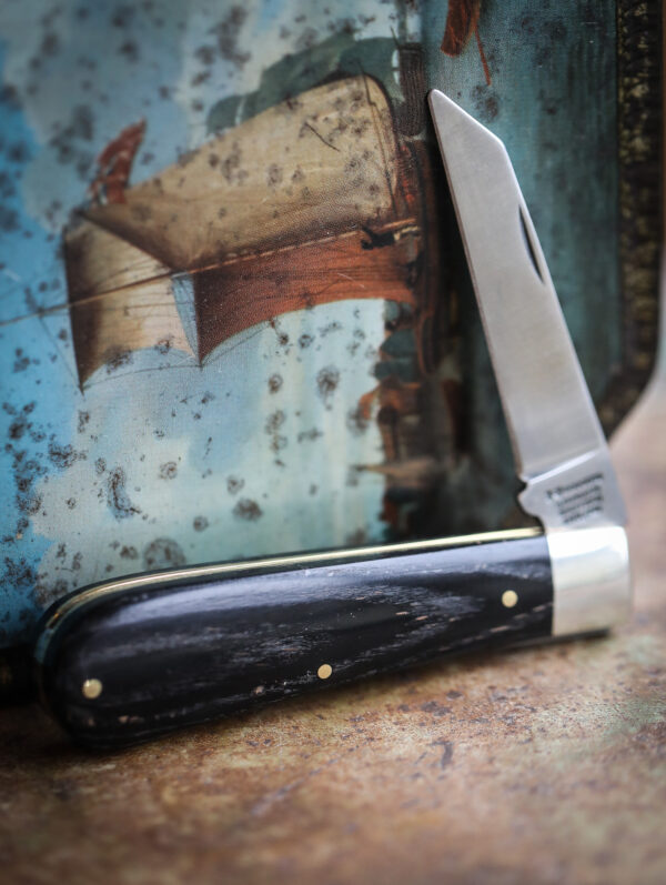 Joseph Rodgers - Black Delrin Lambsfoot Pocket Knife