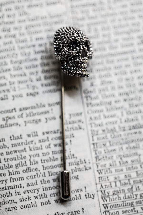 Skull Lapel Pin - Image 3