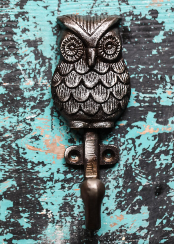 Cast Iron Owl Hook