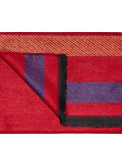 Swole Panda Bamboo Scarf - Red Stripes