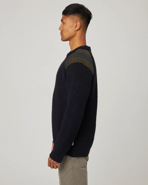 Peregrine - Bexley Jumper - Navy/Tartan - Image 3