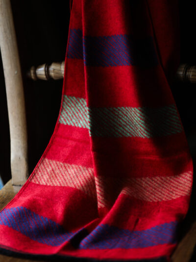 Swole Panda Bamboo Scarf - Red Stripe