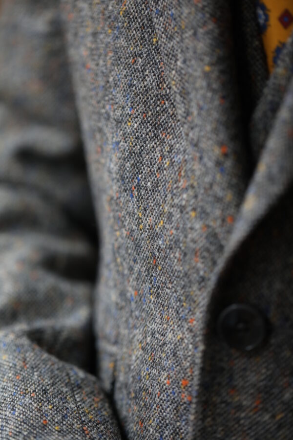 Torre - Albert Pure Wool Blazer - Light Grey - Image 3