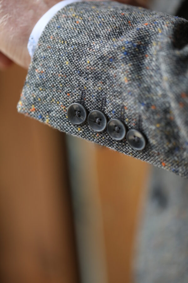 Torre - Albert Pure Wool Blazer - Light Grey - Image 2