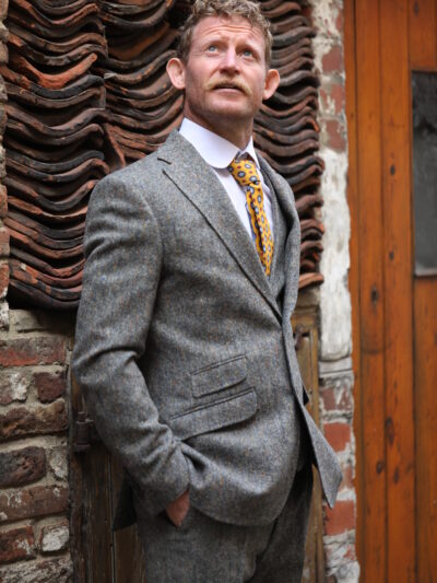 Torre - Albert Pure Wool Blazer - Light Grey