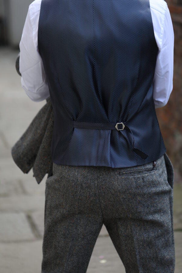 Torre - Albert Pure Wool Trousers - Light Grey - Image 2