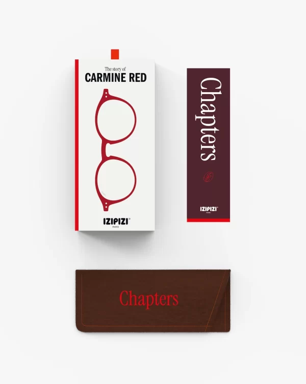 IZIPIZI Reading Glasses - #D Carmine Red - Image 3