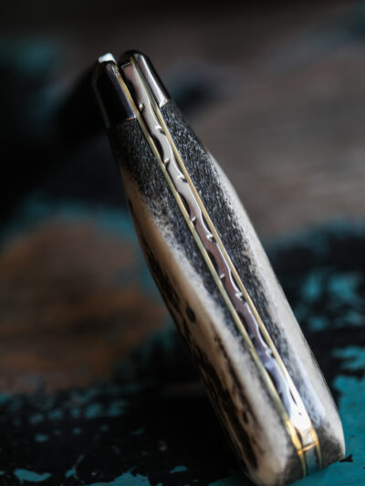 Taylor's Eye Witness - Handmade Barlow Pocket Knife - Stag Horn