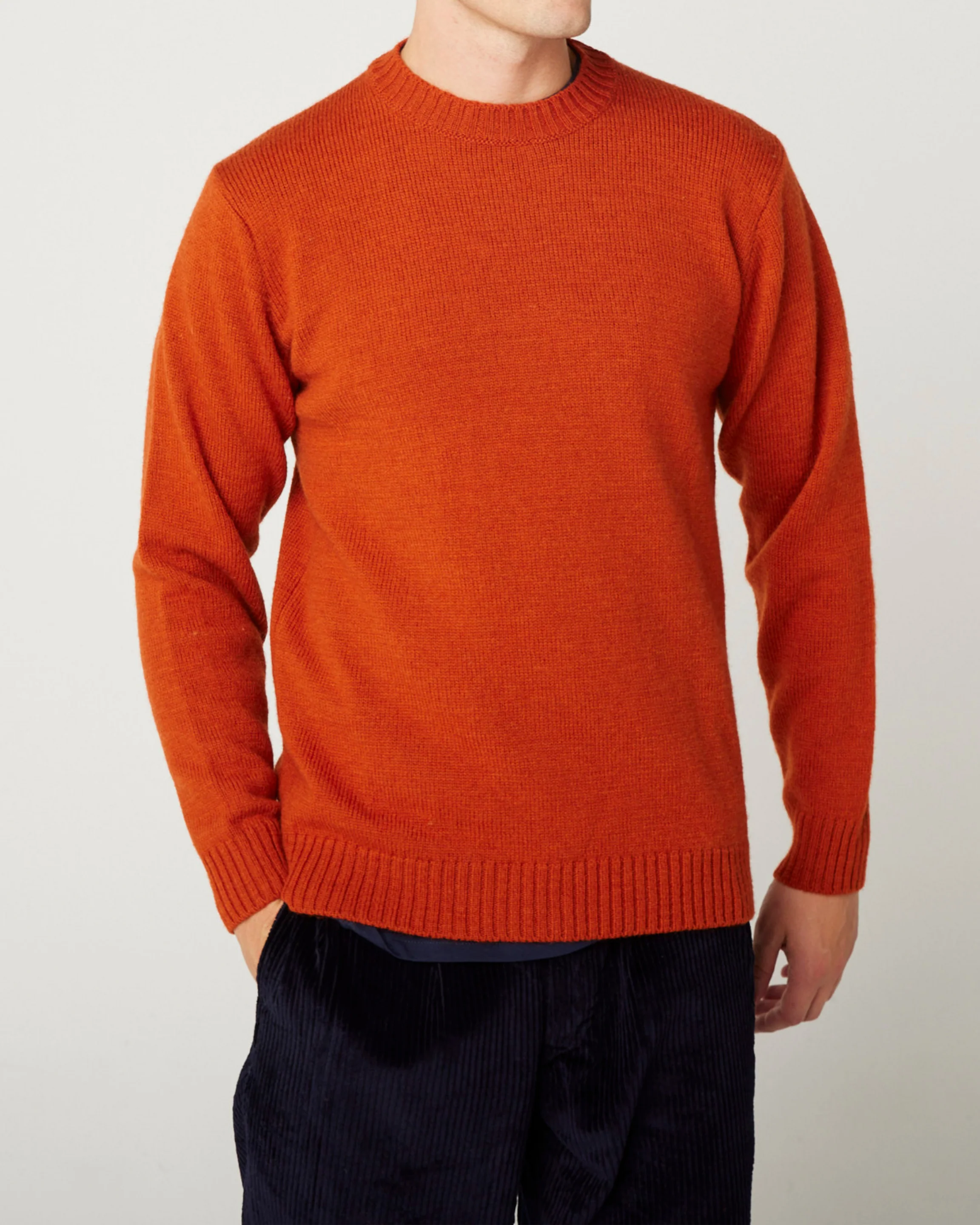 Peregrine - Makers Crew Jumper - Orange - Image 4