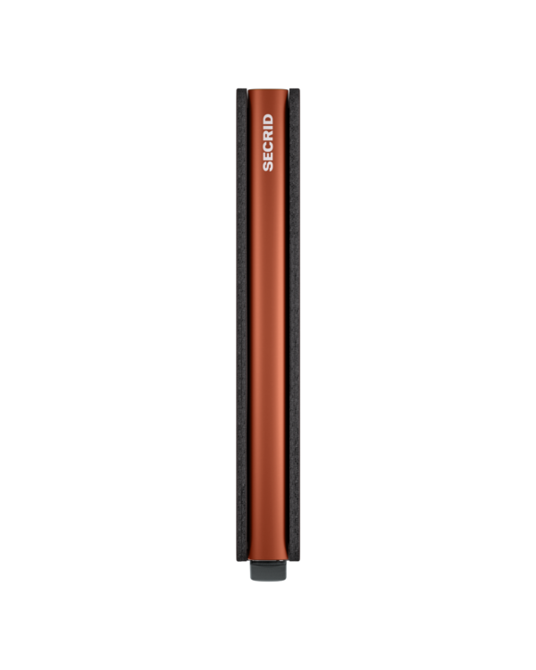 Secrid Slimwallet - Matte Truffle & Orange - Image 2