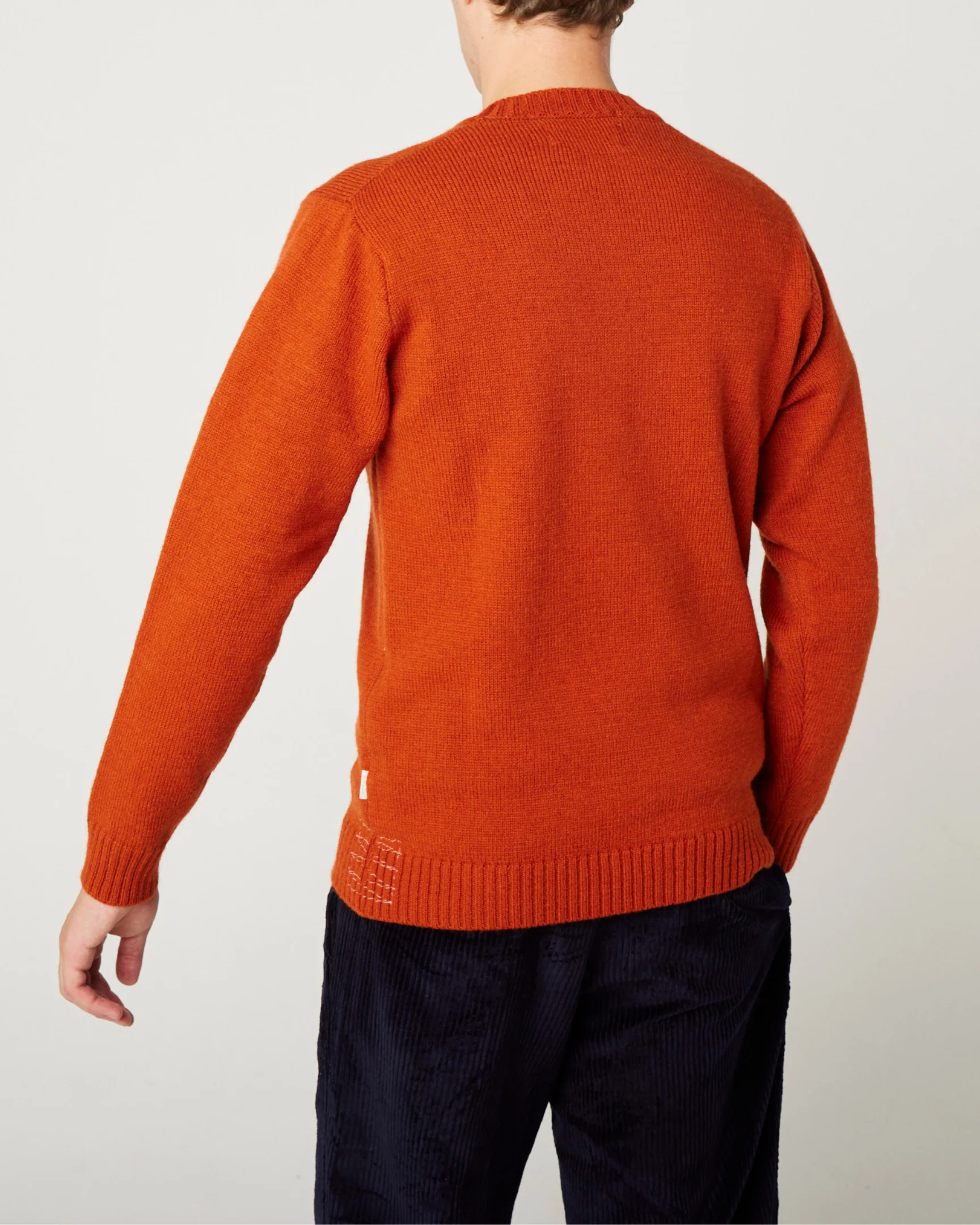 Peregrine - Makers Crew Jumper - Orange - Image 3