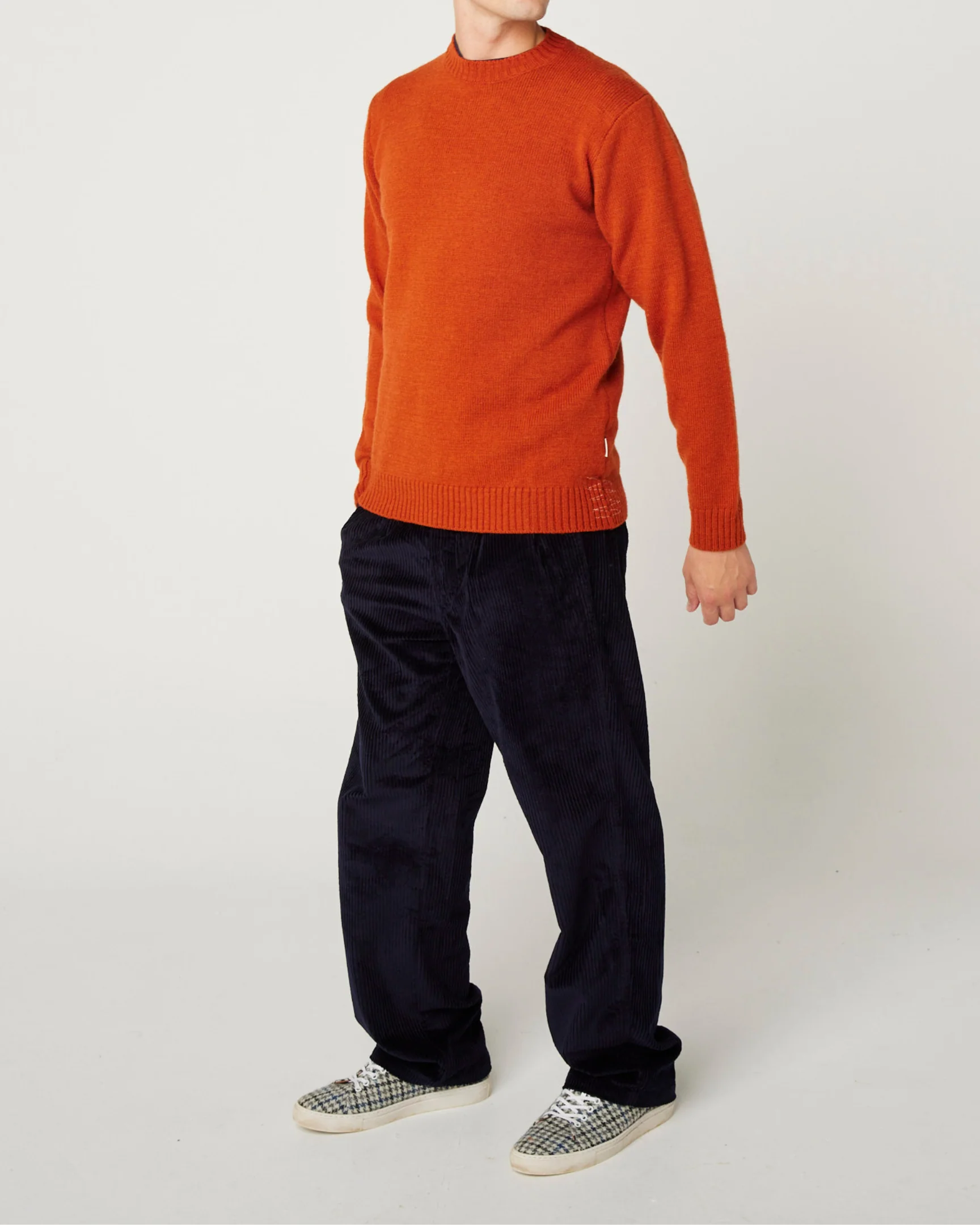 Peregrine - Makers Crew Jumper - Orange - Image 2