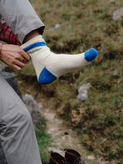 Peregrine - Merino Wool Socks - Ecru