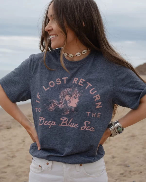 ART DISCO - 'Deep Blue Sea' Mermaid T-Shirt - Image 2