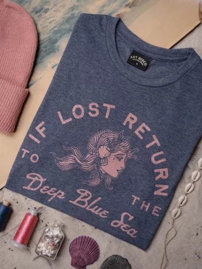 ART DISCO - 'Deep Blue Sea' Mermaid T-Shirt