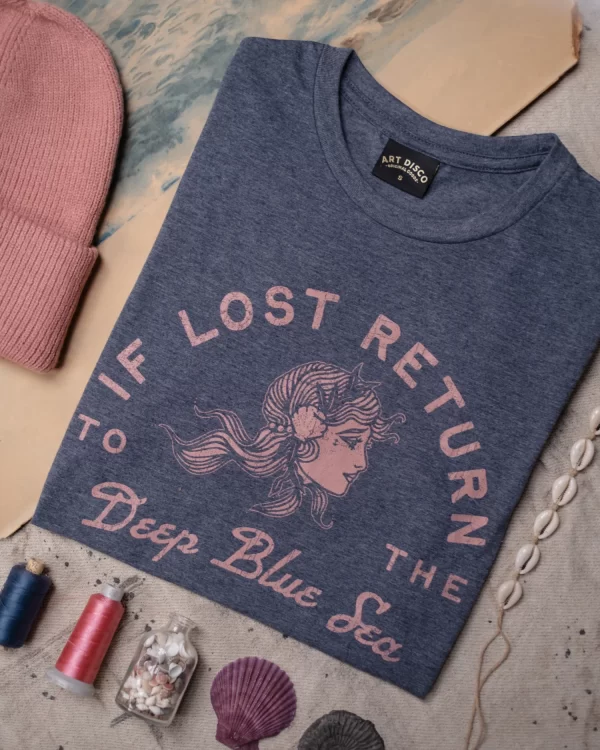 ART DISCO - 'Deep Blue Sea' Mermaid T-Shirt