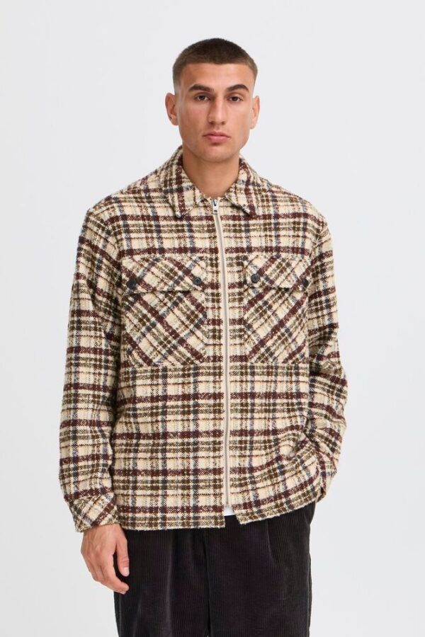 !Solid - Slade Lightweight Check Jacket - Image 3