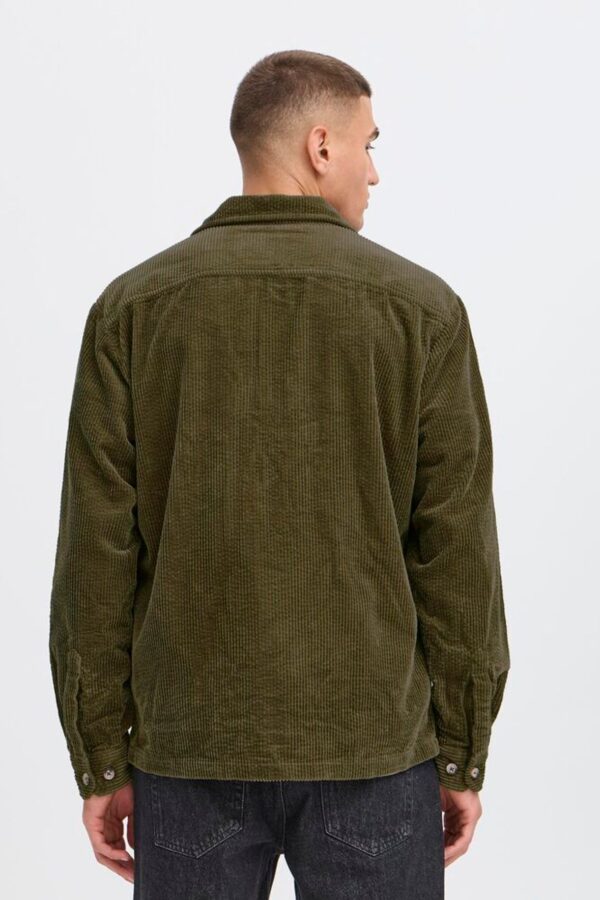!Solid - Cord Overshirt - Forest Green - Image 4