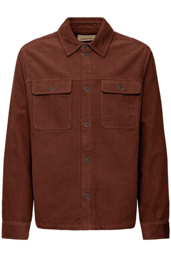 !Solid - Cord Overshirt - Brown - Image 2