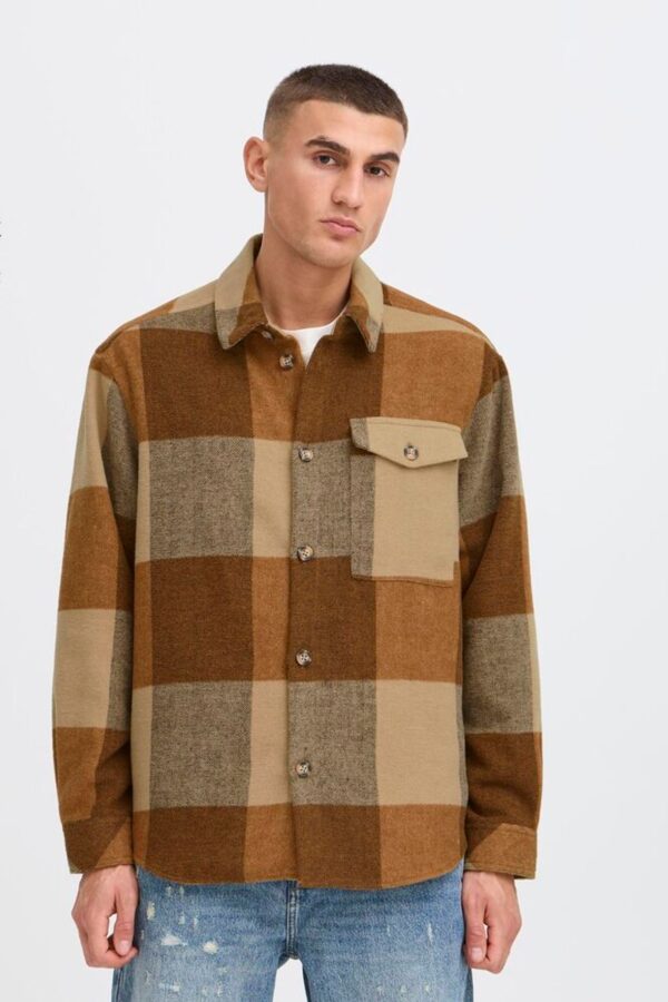 !Solid - Manheim Overshirt - Spice