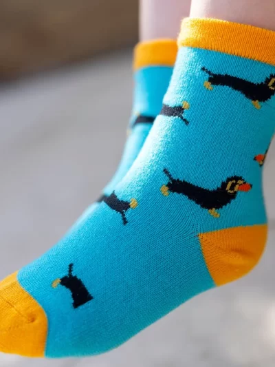 Swole Panda - Children's Sausage Dog Bamboo Socks