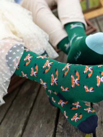 Swole Panda Women's Bamboo Socks - Fox