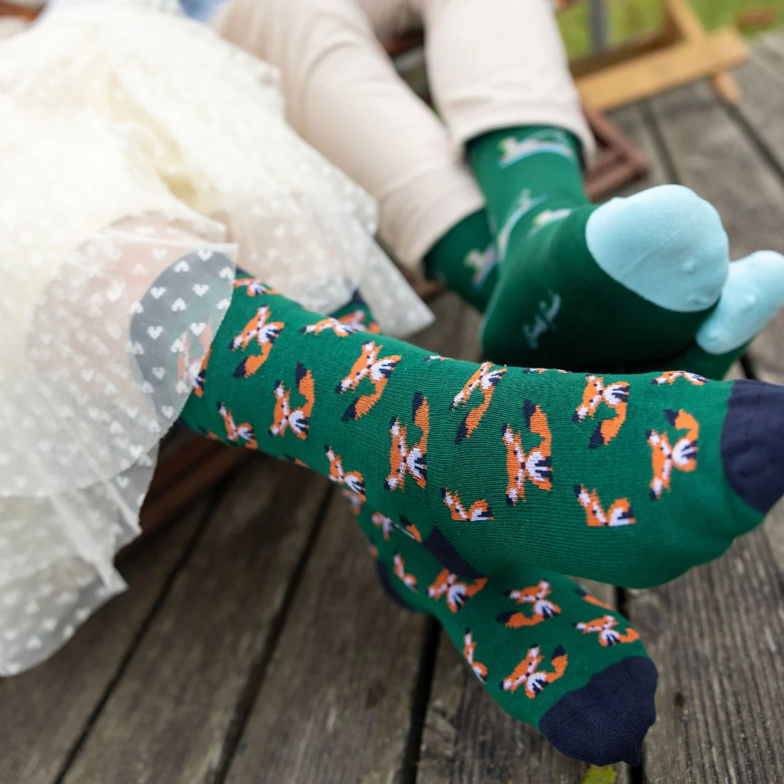 Swole Panda Women's Bamboo Socks - Fox