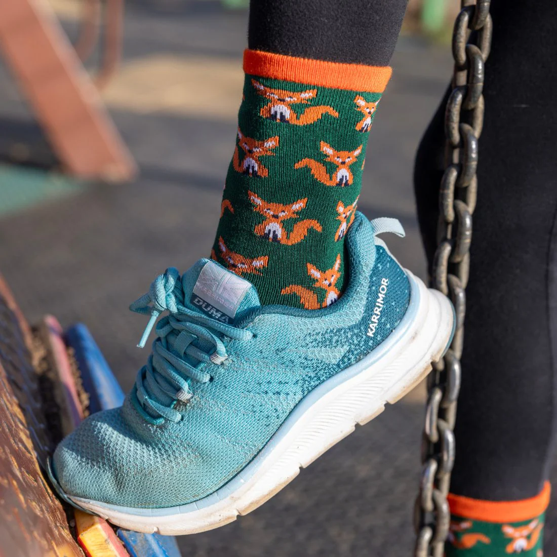Swole Panda - Children's Fox Bamboo Socks