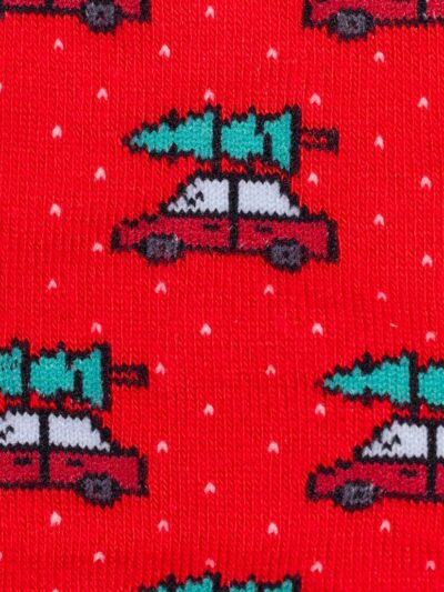 Swole Panda Bamboo Socks - Driving Home For Christmas