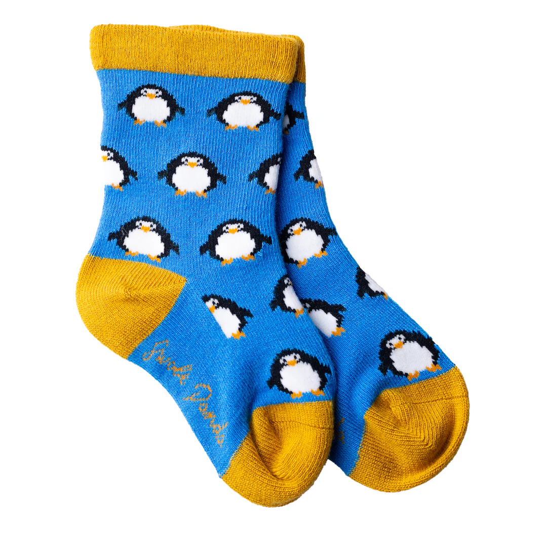 Swole Panda - Children's Penguin Bamboo Socks