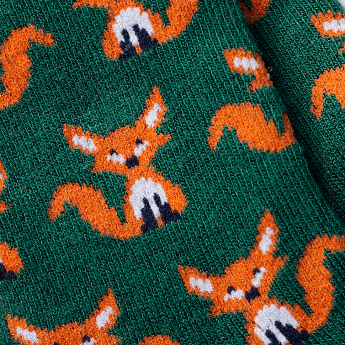 Swole Panda - Children's Fox Bamboo Socks - Image 4