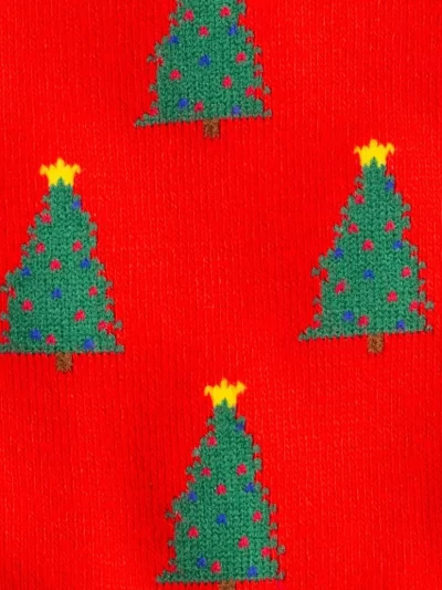 Swole Panda Bamboo Socks - Christmas Tree