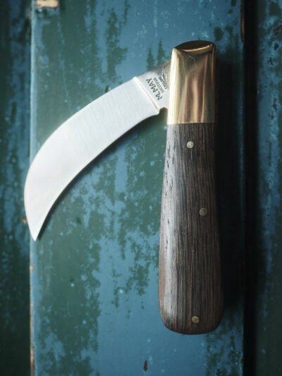 Michael May Knives - Handmade Pruning Pocket Knife - Bog Oak