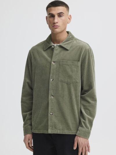 Solid - Ingvi Overshirt - Green Cord