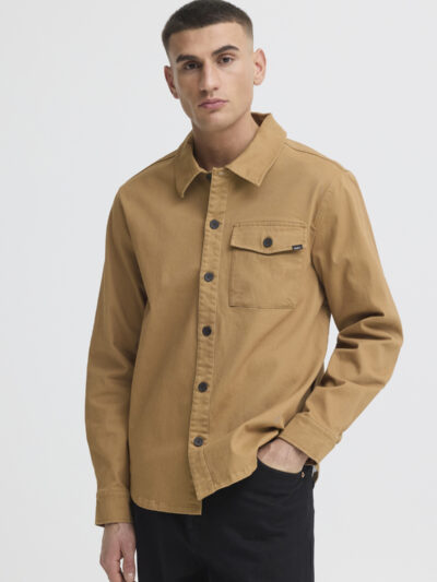 Solid - Tate Overshirt - Ermine Brown