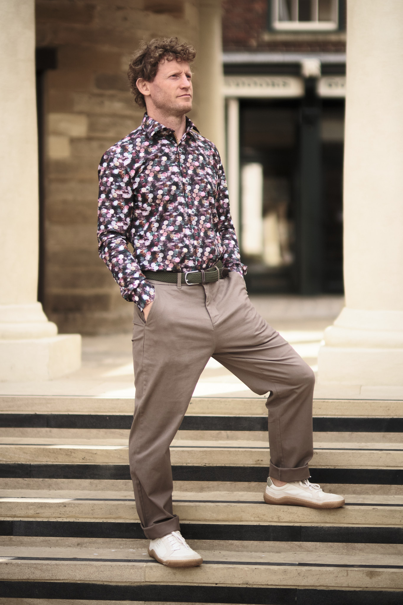 Giordano Maggiore Shirt – Multi-Coloured Burst Print - Image 3