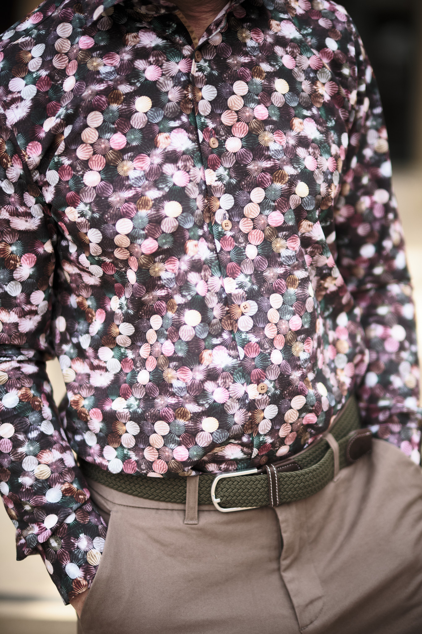 Giordano Locarno Shirt – Floral Print - Image 3