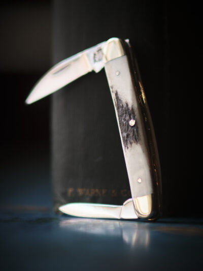 Taylor's Eye Witness - Twin Blade Pen Knife - Stag